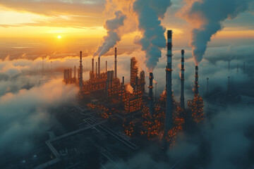 A medium-sized manufacturing company investing in advanced technologies to minimize emissions and...
