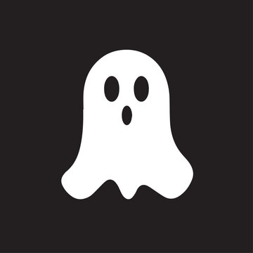 Ghost in cartoon, doodle style . Image for t-shirt, web, mobile apps and ui. Isolated 2d vector illustration in logo, icon, sketch style, Eps 10, black and white. AI Generative
