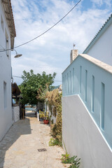Fototapeta na wymiar Summer view of village of Agios Nikitas at Lefkada, Greece