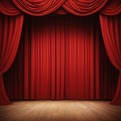 red stage curtains_02