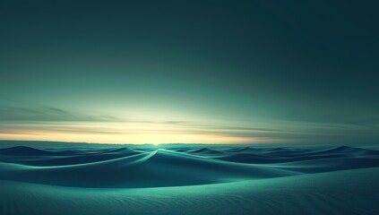 Elegant blue luxury abstract design of mountains at night with smooth texture