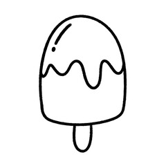 Ice cream line icon.