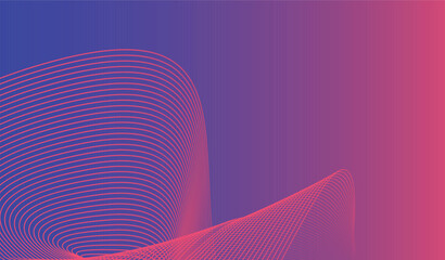 A dynamic abstract background with flowing wavy lines in a gradient of magenta to blue, symbolizing movement and energy