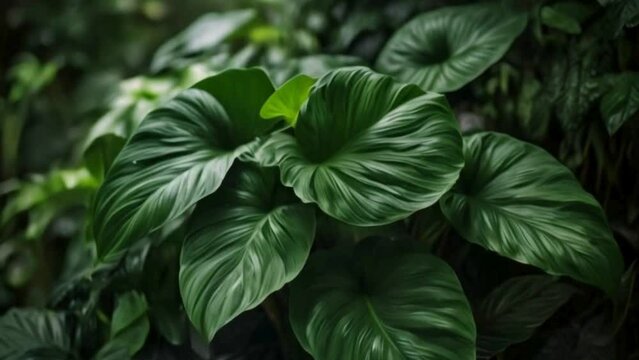 basil leaves in a garden