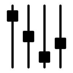 This is the Control Panel icon from the Online Marketing icon collection with an Solid style