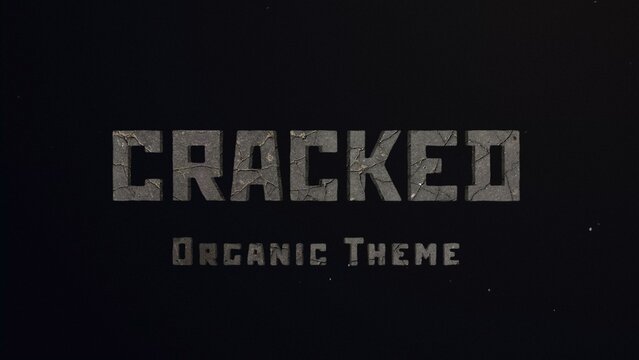 Crack Titles Cinematic Trailer - Dynamic Fracture and Grunge 3D Text Effect