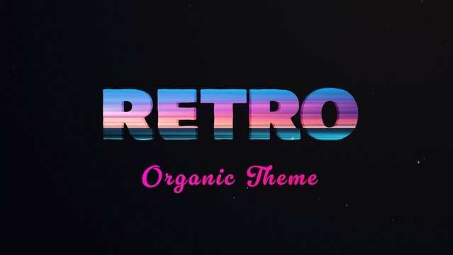 Retro Titles Cinematic Trailer - Vintage and 80S Style Nostalgic 3D Text Effect
