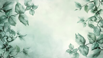 Whimsical Spring Watercolor Background

