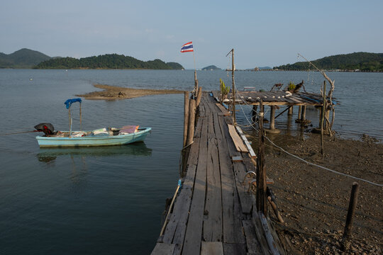 Bootssteg in Thailand