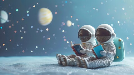 Greeting Card and Banner Design for Reading Across America Day Background