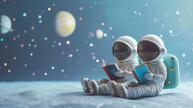 Greeting Card and Banner Design for Reading Across America Day Background