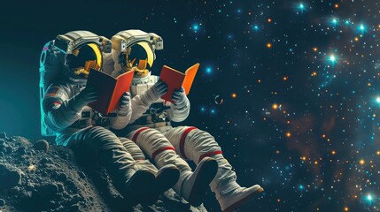 Greeting Card and Banner Design for Reading Across America Day Background