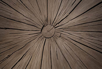 Realistic Wood Texture Background with Natural Shadows and Depth