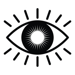 Eye icon vector design, illustration design