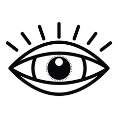 Eye icon vector design, illustration design