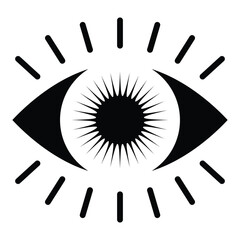 Eye icon vector design, illustration design