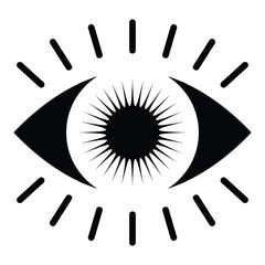 Eye icon vector design, illustration design