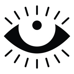 Eye icon vector design, illustration design