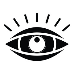 Eye icon vector design, illustration design