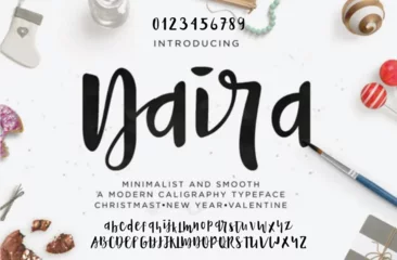 Foto op Canvas signature Font Calligraphy Logotype Script Brush Font Type Font lettering handwritten © PROJECT_032