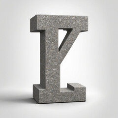 3D granite alphabet lettering for a school teaching the rudiments of English language 
