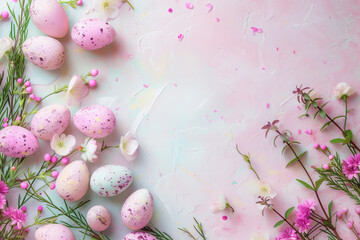 Easter background with room for text
