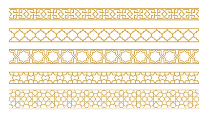 Seamless ornamental frame border