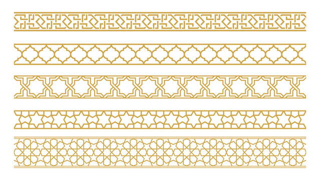 Seamless ornamental frame border