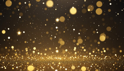 Magical bokeh sparkles background with golden  success  text for postcard or marketing material - obrazy, fototapety, plakaty