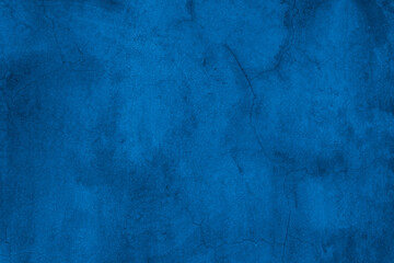 Old wall pattern texture cement blue dark abstract  blue color design are light with black gradient background.