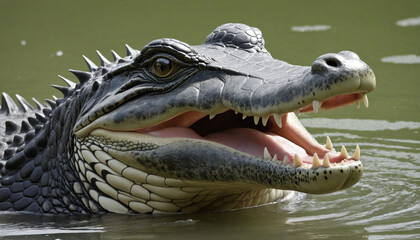 Fototapeta premium A Creature of the Swamp and Forest