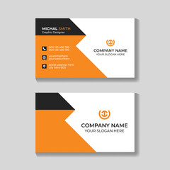 Professional creative modern minimal clean business card design template