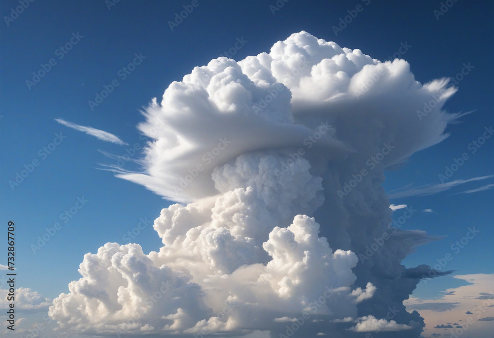 Poster realistic isolated cloud on transparent background