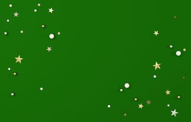 3D背景素材_ラメ_緑