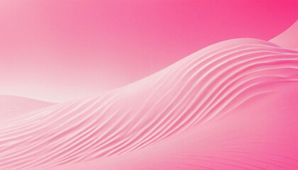 Futuristic pink gradient wavy design - obrazy, fototapety, plakaty
