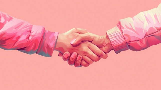 Hand to pinky swear,Happy couple or friendship holding hands together forever love concept