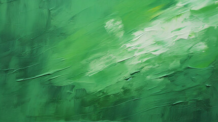 Oil paint texture, abstract green background