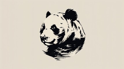 Panda concept logo design