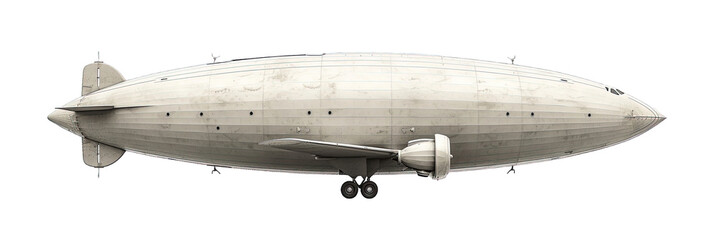 blimp airship isolated