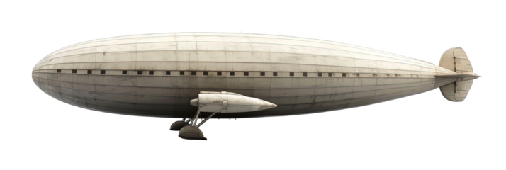 blimp airship isolated