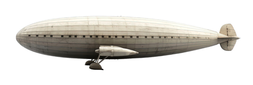 blimp airship isolated