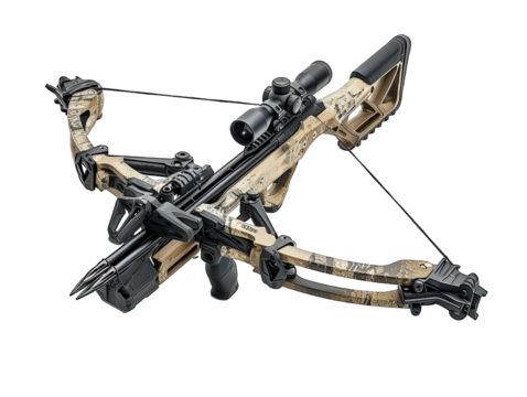 Crossbow Weapon Isolated