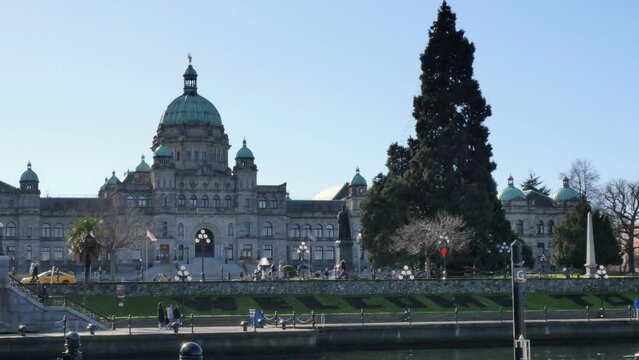 The Legislative Assembly Parliament Building of British Columbia on Vancouver Island in Victoria, British Columbia, Canada
