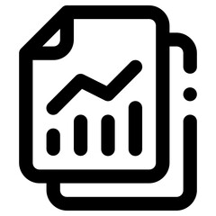 report icon, simple vector design
