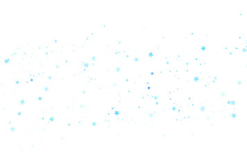 背景素材_水彩の星_ブルー