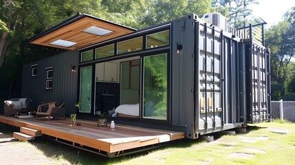 Steel to Style: Construction Process of Trendy Tiny Container Homes for Modern Living