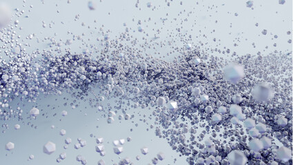  3D particles sytem with emmisive lights 