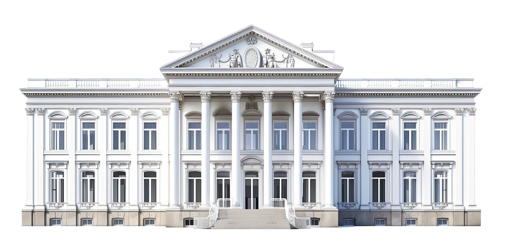 Government Building Isolated