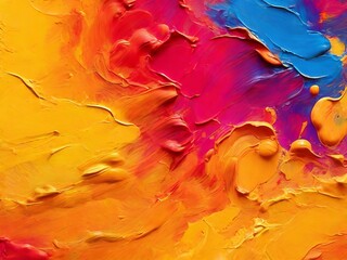 Orange and paint watercolor brush wallpaper