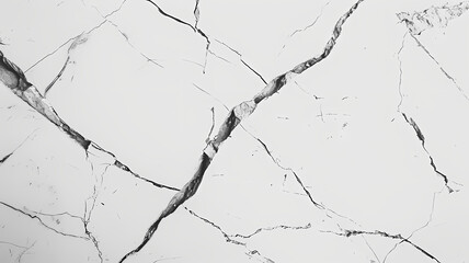 Cracked White Marble Texture Background